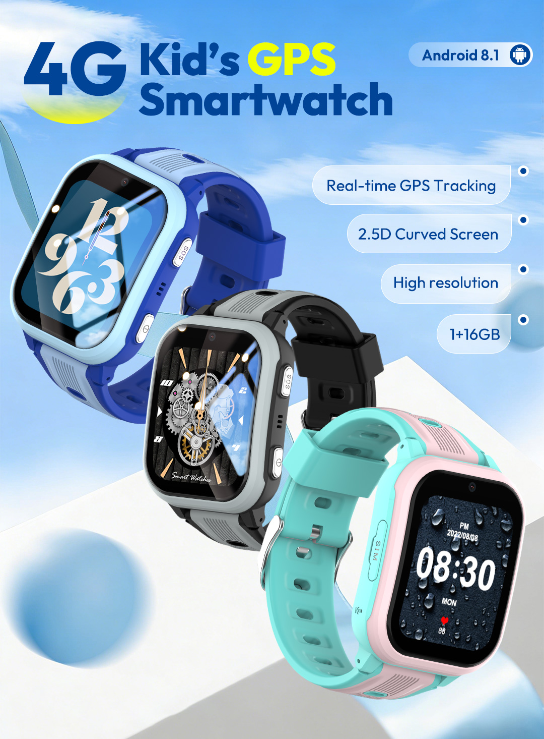 Kids Toys Youtube - Wonlex 4G Kids Smart Watch KT41