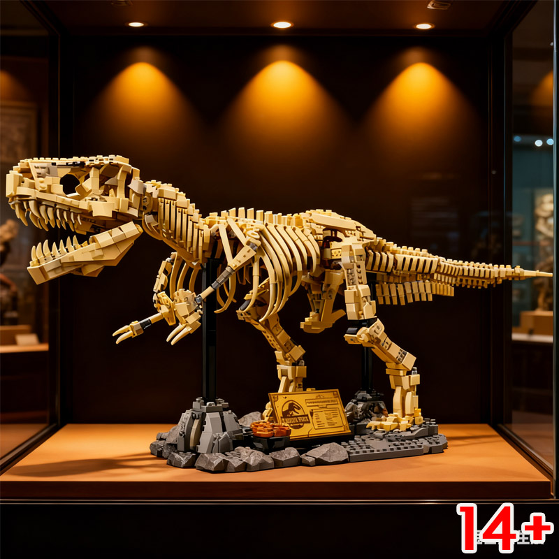 Kids Toys Dinosaur - 3145pcs Dinosaur Fossil Building Blocks 105cm
