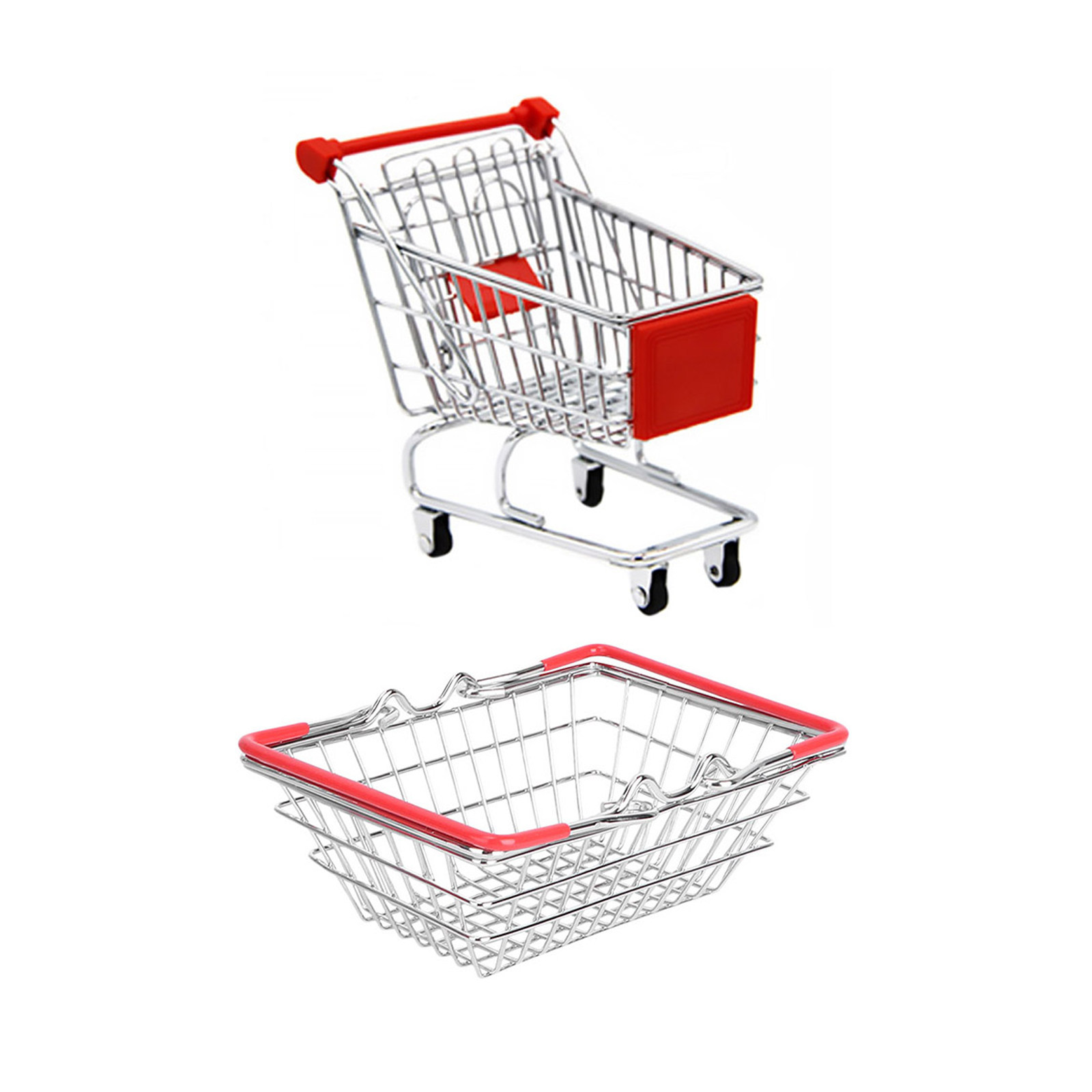 Kids Toys Basket - 1Set Kids Pretend Shopping Basket Shopping