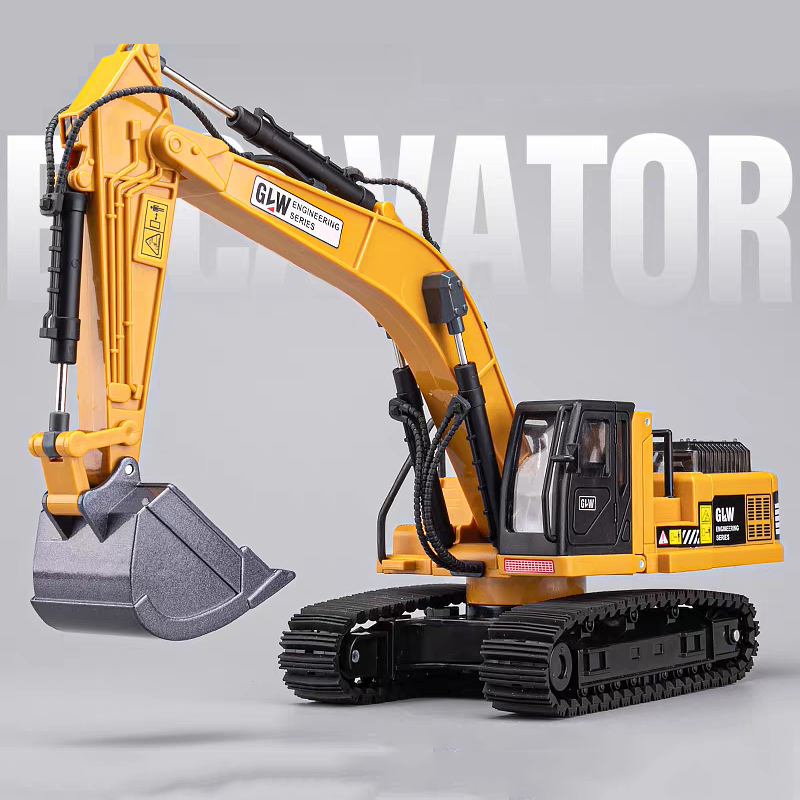 Kids Toys Unique - Excavator Classic Alloy+Plastic Diecast Toys Model