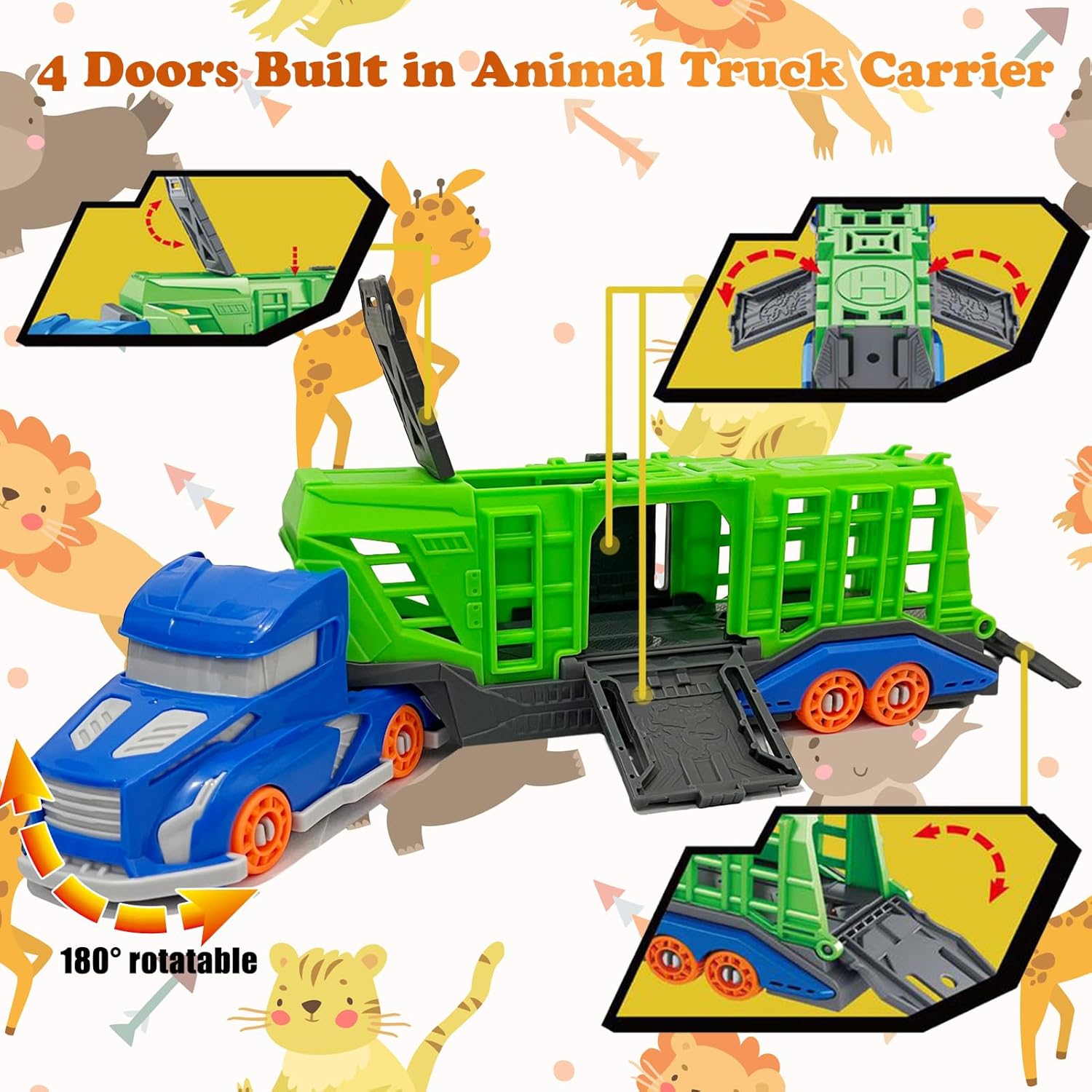 Dinosaur Animal Transport Vehi - Kids Toys Dinosaur ulasan dan harga