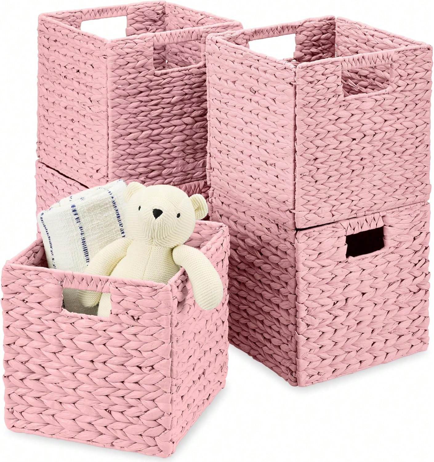 10.5x10.5in Pack Of 5 Cube Sto - Kids Toys Basket ulasan dan harga