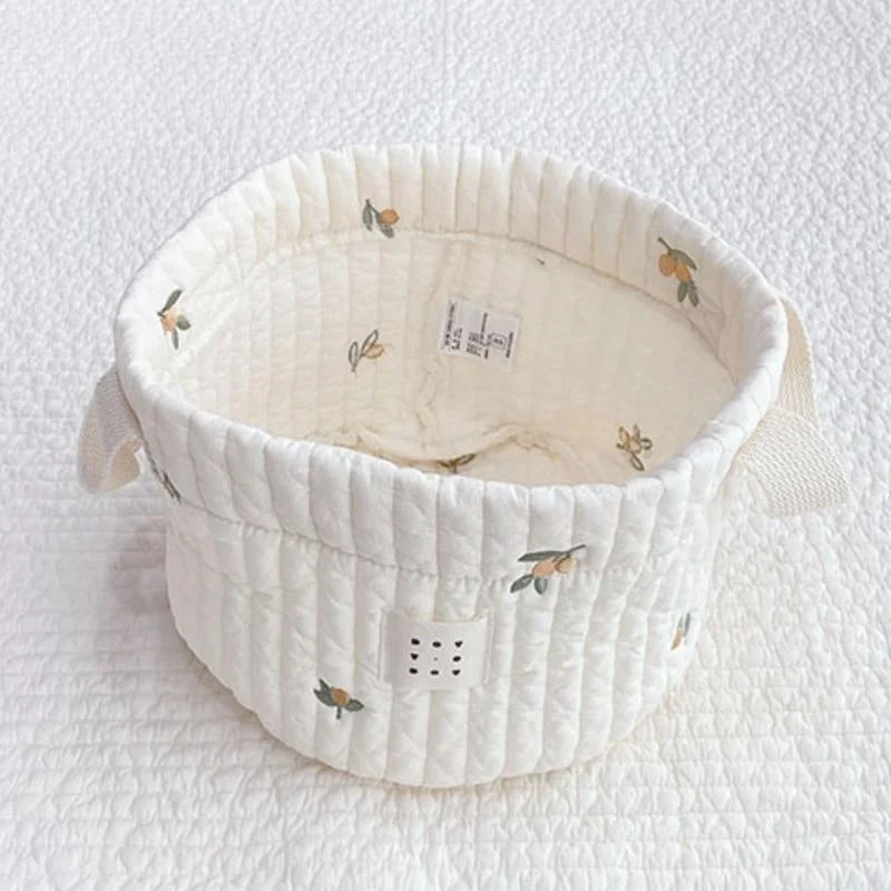 Cute Bear Embroidery Diaper Ba - Kids Toys Basket ulasan dan harga