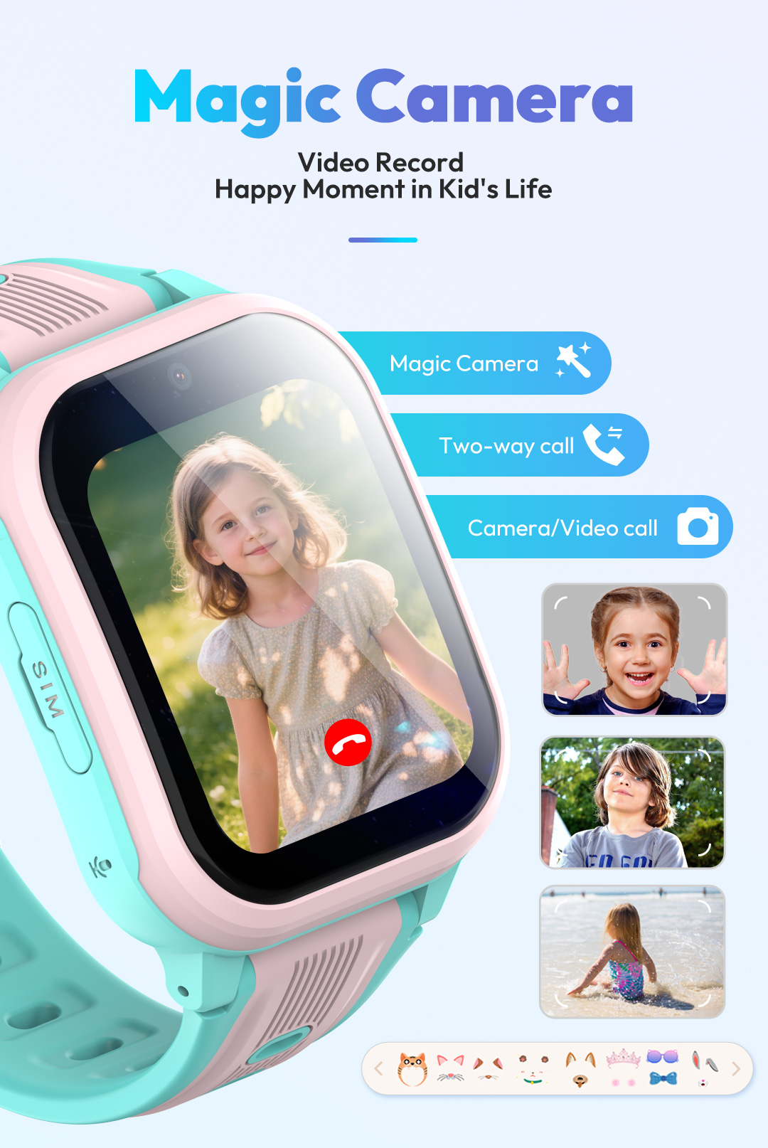 Wonlex 4G Kids Smart Watch KT4 - Kids Toys Youtube ulasan dan harga