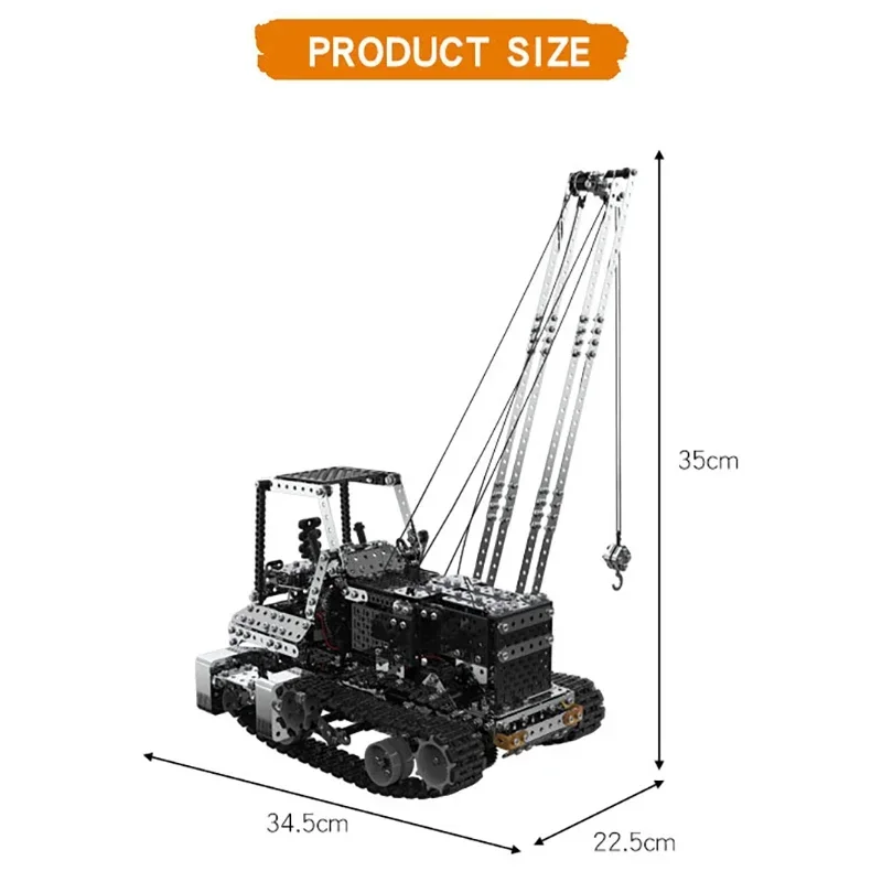 DIY Metal RC Crane Electric Ho - Kids Toys Electric ulasan dan harga