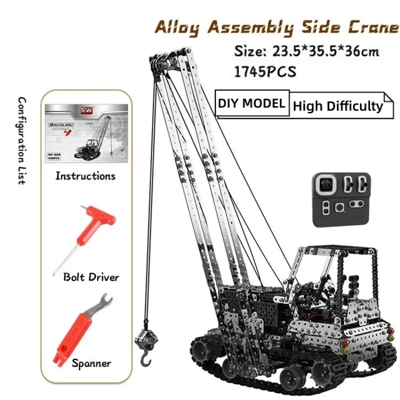 DIY Metal RC Crane Electric Ho - Kids Toys Electric ulasan dan harga