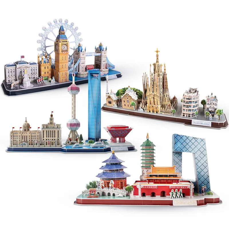 3D Puzzle Game DIY Toy Paper M - Kids Toys Paris ulasan dan harga