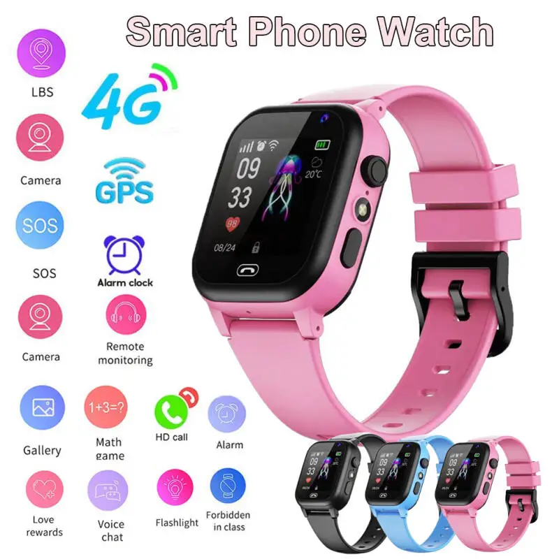 4G Kids Smart Watch SOS Call L - Kids Toys Youtube ulasan dan harga