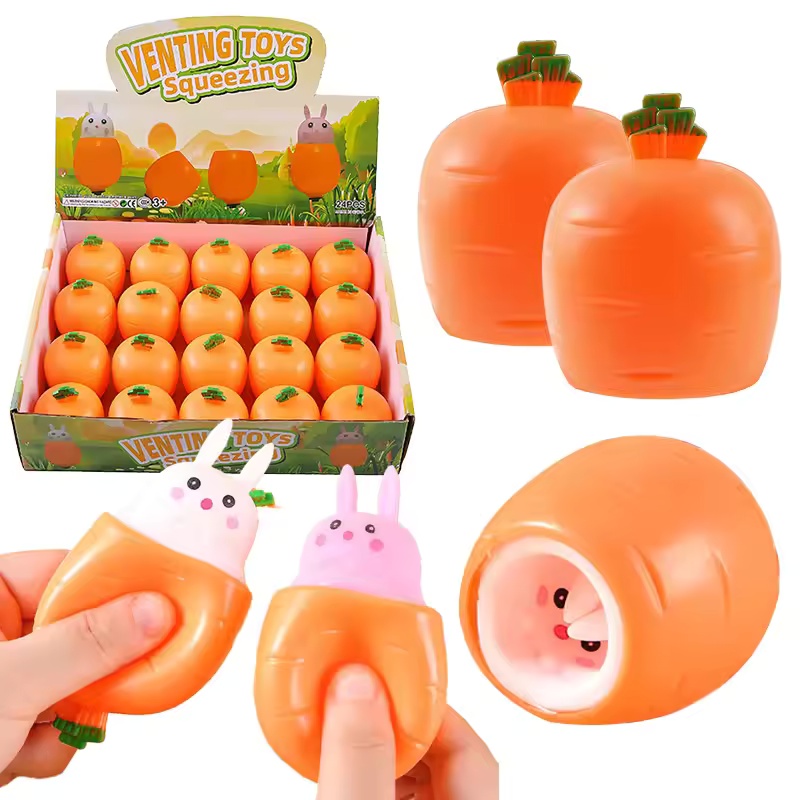 Cute Carrot Rabbit Squeeze Toy - Kids Toys Unique ulasan dan harga