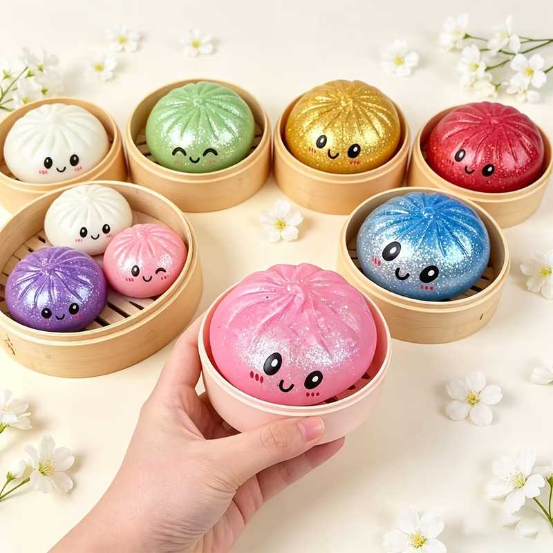 Glitter Dumpling Squishy Toy J - Kids Toys Basket ulasan dan harga