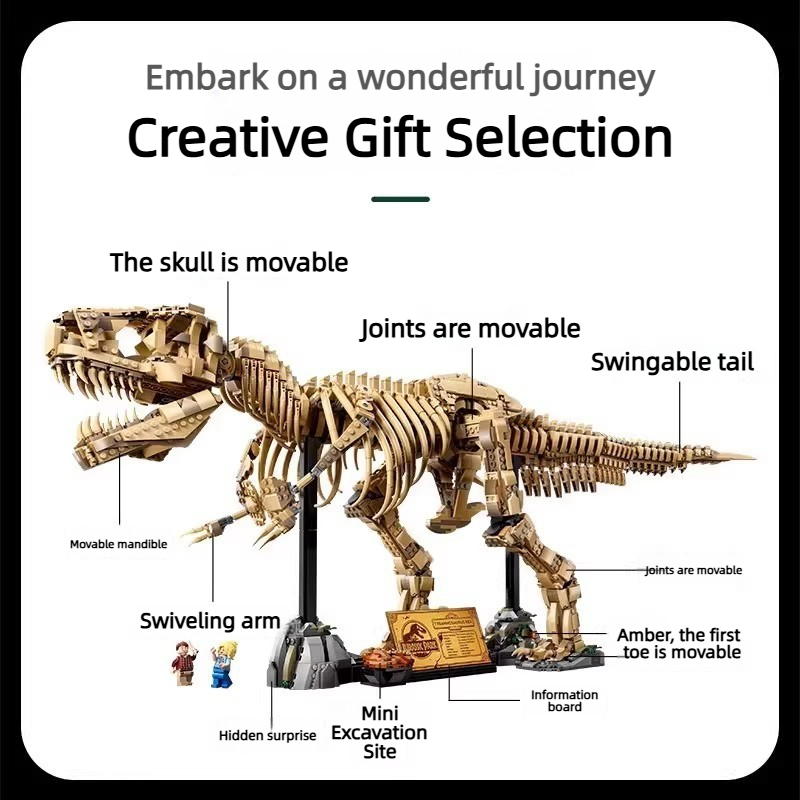3145pcs Dinosaur Fossil Buildi - Kids Toys Dinosaur ulasan dan harga