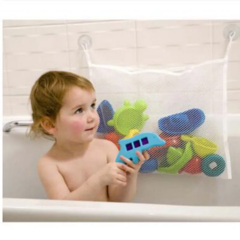 Baby Bathroom Mesh Bath Bag Ki - Kids Toys Basket ulasan dan harga