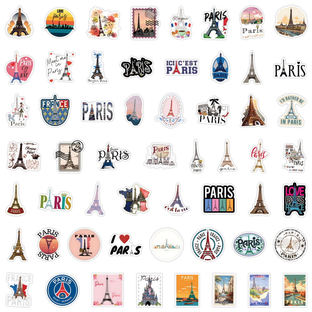 50/100PCS Love in Paris France - Kids Toys Paris ulasan dan harga