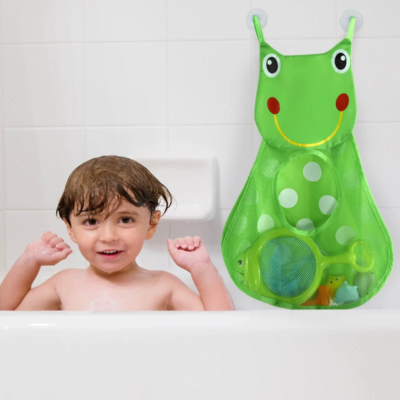 Baby Bathroom Mesh Bag Cartoon - Kids Toys Basket ulasan dan harga