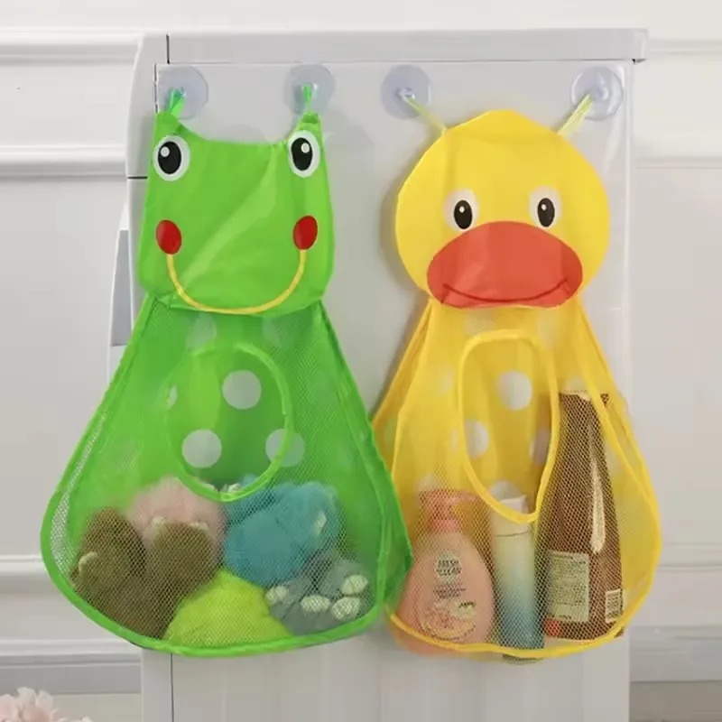Baby Bathroom Mesh Bag Cartoon - Kids Toys Basket ulasan dan harga