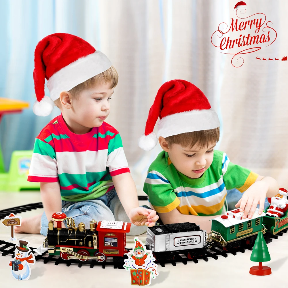 Christmas Train Set Festive Mi - Kids Toys Electric ulasan dan harga