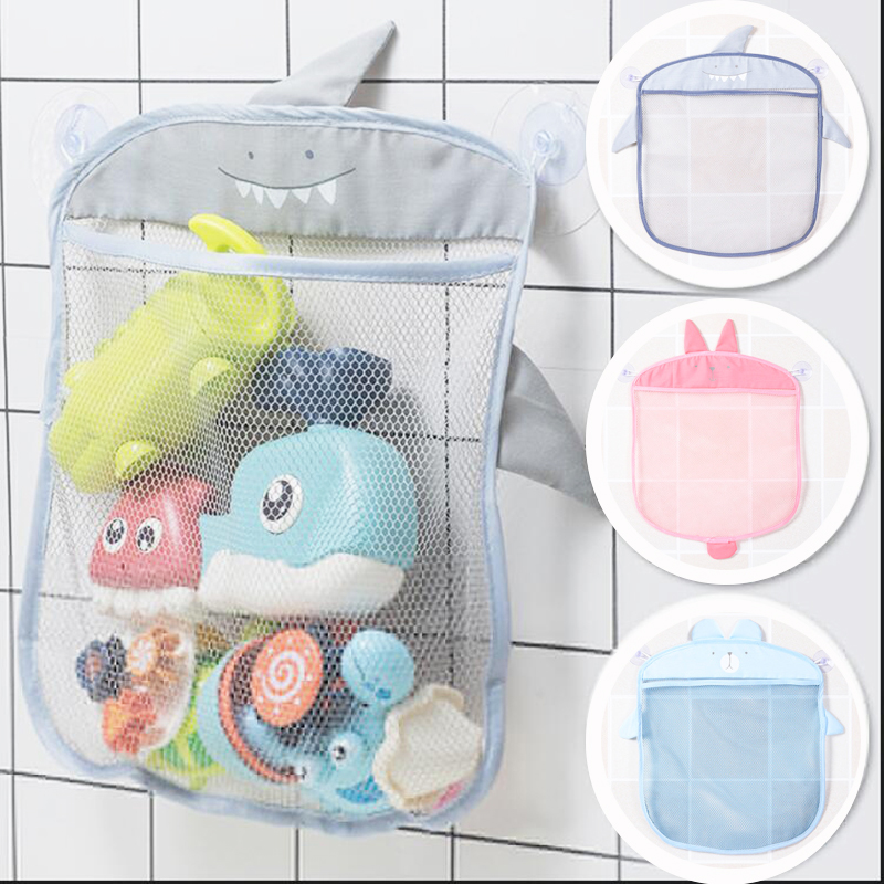 Baby Bathroom Mesh Bag Sucker  - Kids Toys Basket ulasan dan harga