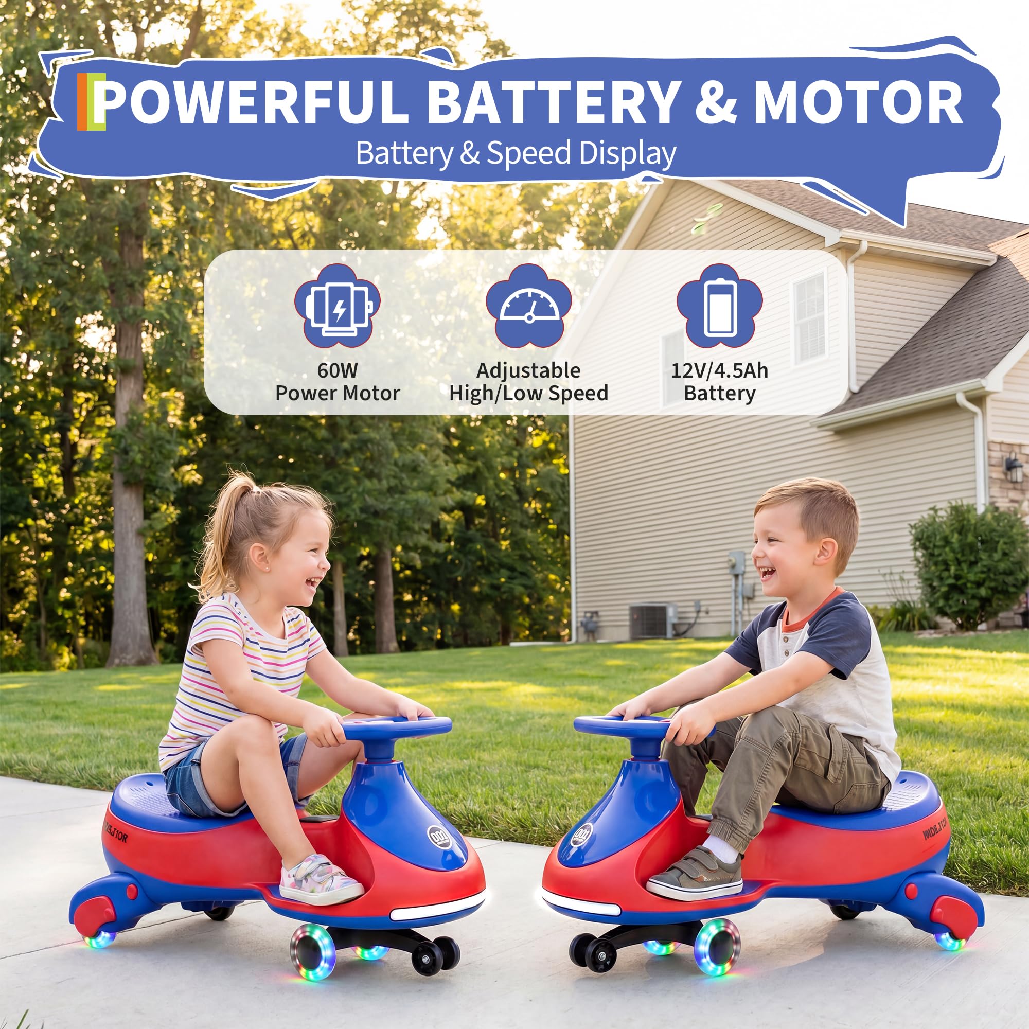 12V Electric Wiggle Car Kids W - Kids Toys Electric ulasan dan harga