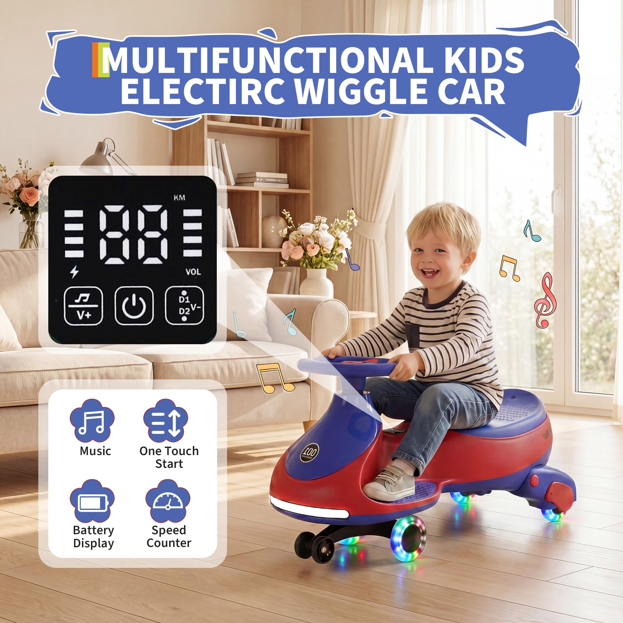 12V Electric Wiggle Car Kids W - Kids Toys Electric ulasan dan harga