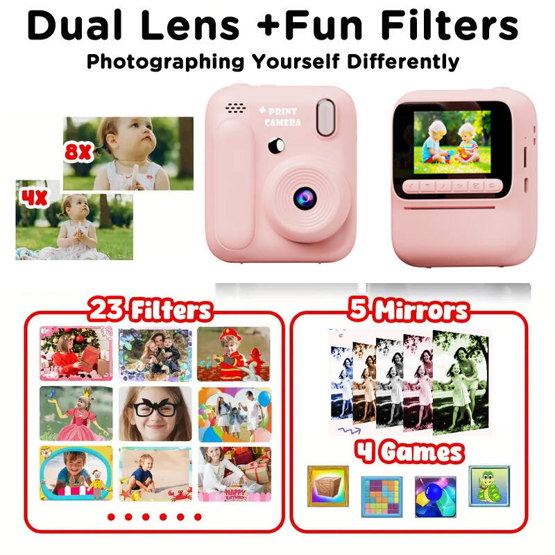 Color Printing Camera Kids Ins - Kids Toys Youtube ulasan dan harga