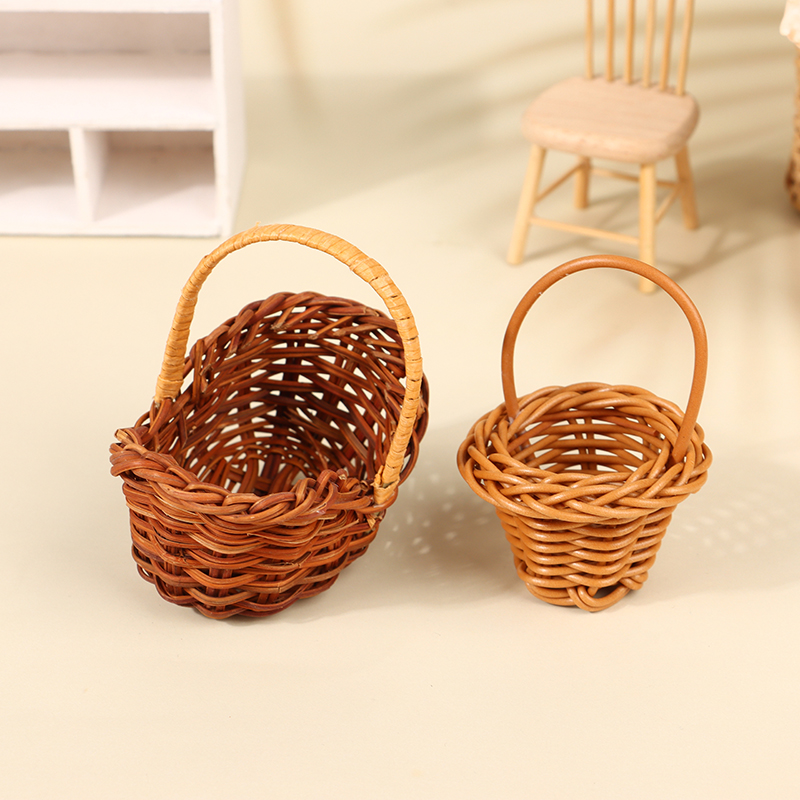*1Pc new Doll House Accessorie - Kids Toys Basket ulasan dan harga