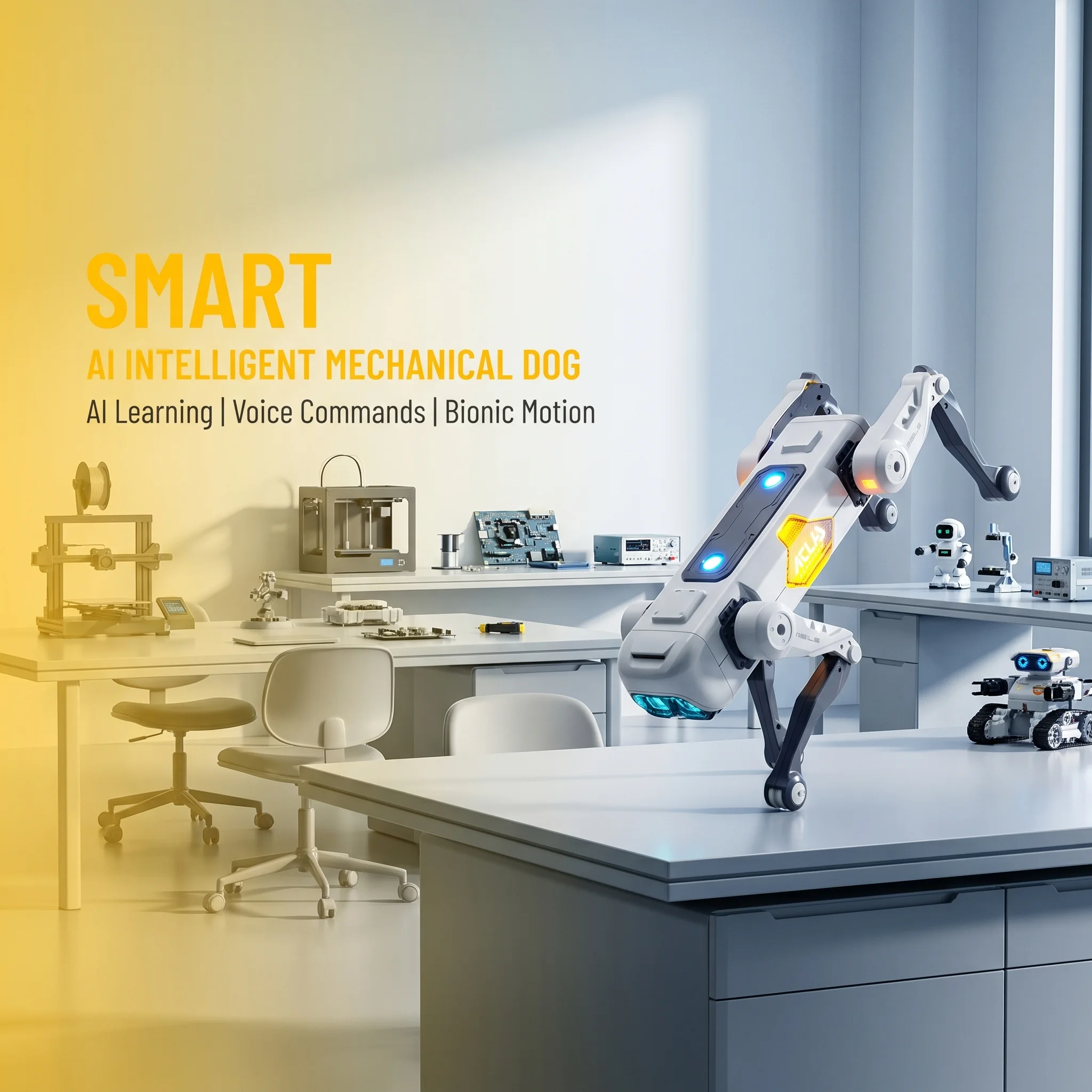 AI Smart Robot Dog, Voice & AP - Kids Toys Young ulasan dan harga