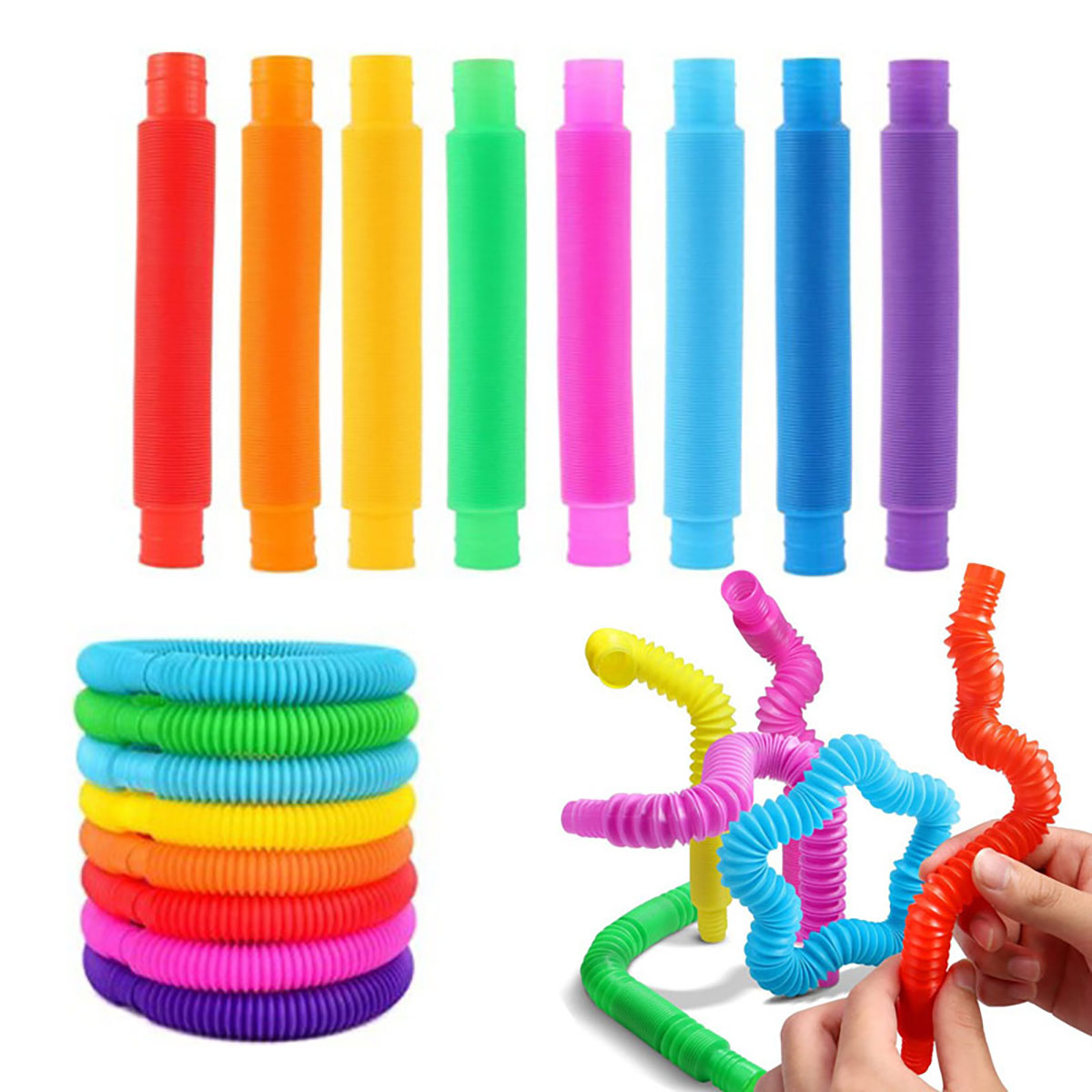 10-30PCS Colorful Telescopic T - Kids Toys Youtube ulasan dan harga