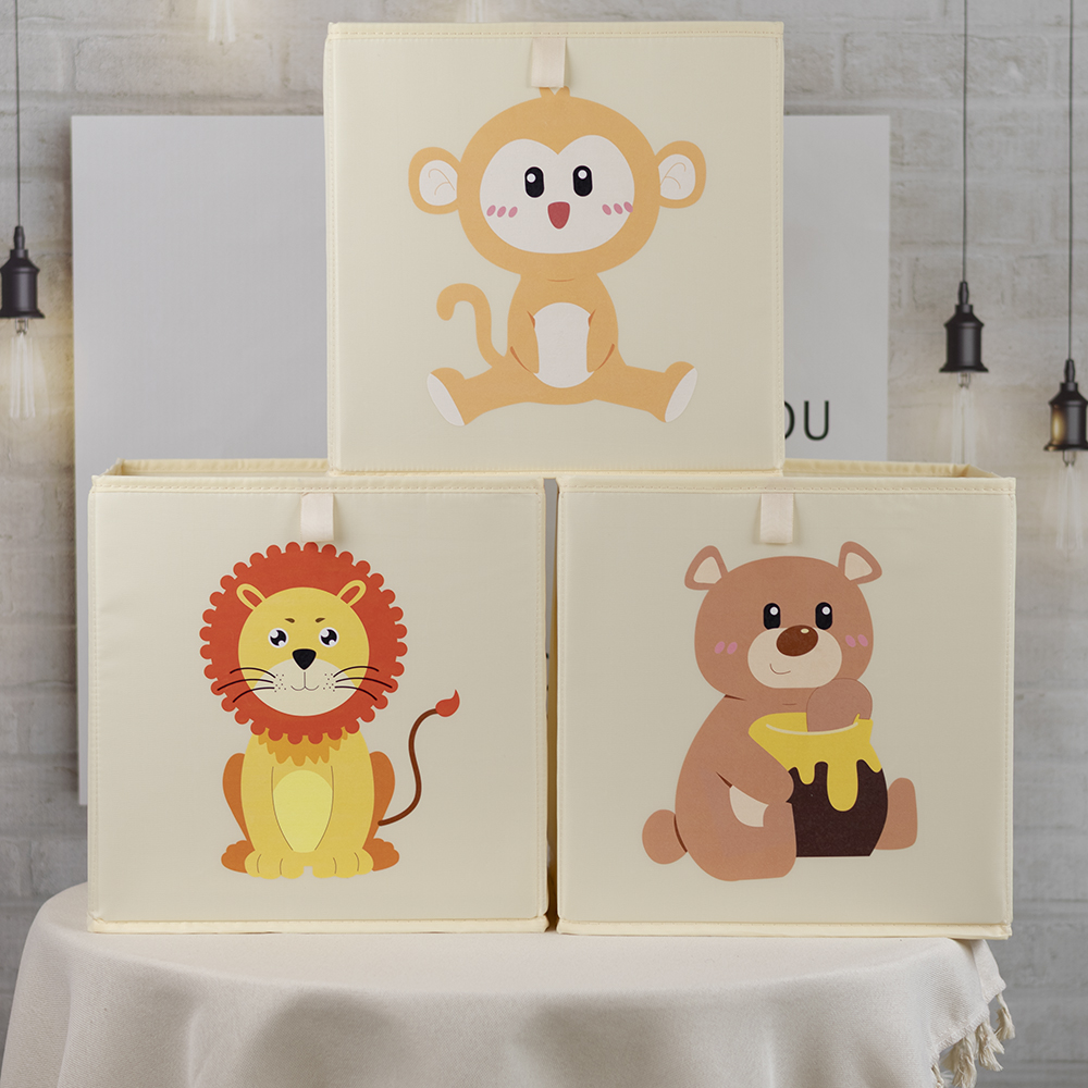 Cute Cartoon Kids Storage Bask - Kids Toys Basket ulasan dan harga